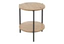 en.casa Beistelltisch Kuopio Sofatisch Metall MDF Holzoptik Bild 5