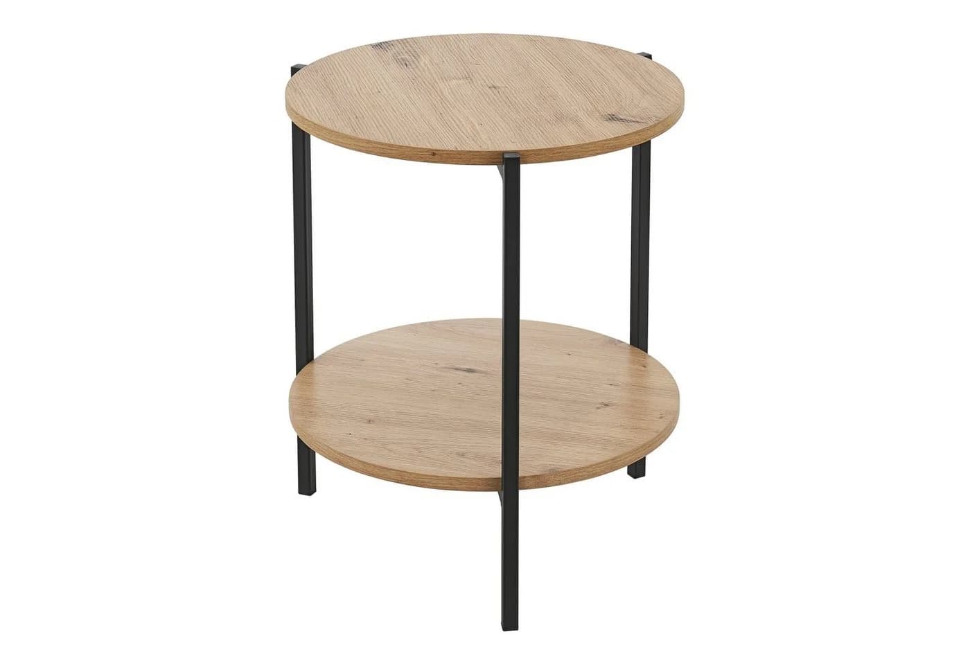 en.casa Beistelltisch Kuopio Sofatisch Metall MDF Holzoptik - Bild 5