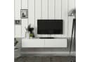 en.casa TV-Schrank Toivakka Weiß Modernes Wandelement Bild 1