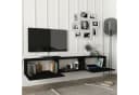 en.casa Lowboard »Paltamo« Fernsehschrank Schwarz Modern Bild 3
