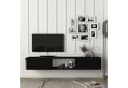 en.casa Lowboard »Paltamo« Fernsehschrank Schwarz Modern Bild 4
