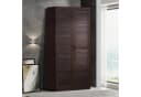 en.casa Kleiderschrank Finning 2-türig Walnuss MDF Bild 3