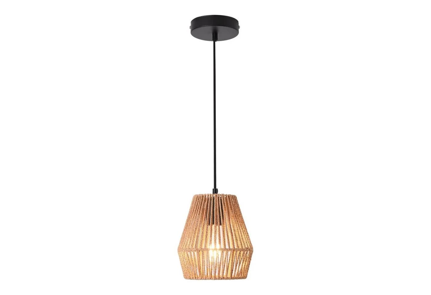 lux.pro Hängeleuchte Liverpool Schwarz/Beige Modern - Bild 3