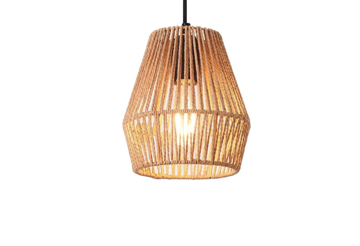 lux.pro Hängeleuchte Liverpool Schwarz/Beige Modern - Bild 5
