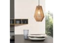 lux.pro Hängeleuchte Newtownabbey Beige Schwarz Seil Bild 1