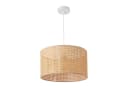 lux.pro Hängeleuchte Shrewsbury Pendelleuchte Rattan-Optik Beige Weiß Bild 2