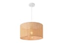 lux.pro Hängeleuchte Shrewsbury Pendelleuchte Rattan-Optik Beige Weiß Bild 3