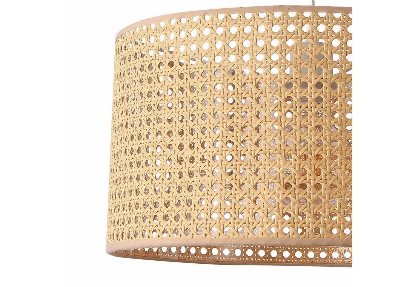 lux.pro Hängeleuchte Shrewsbury Pendelleuchte Rattan-Optik Beige Weiß - Bild 5