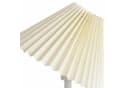 lux.pro Tischleuchte Sittingbourne Cremeweiß E14 Holz Metall Bild 5