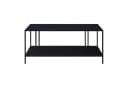 en.casa Couchtisch Kumlinge Schwarz Metall mit Ablage Bild 4