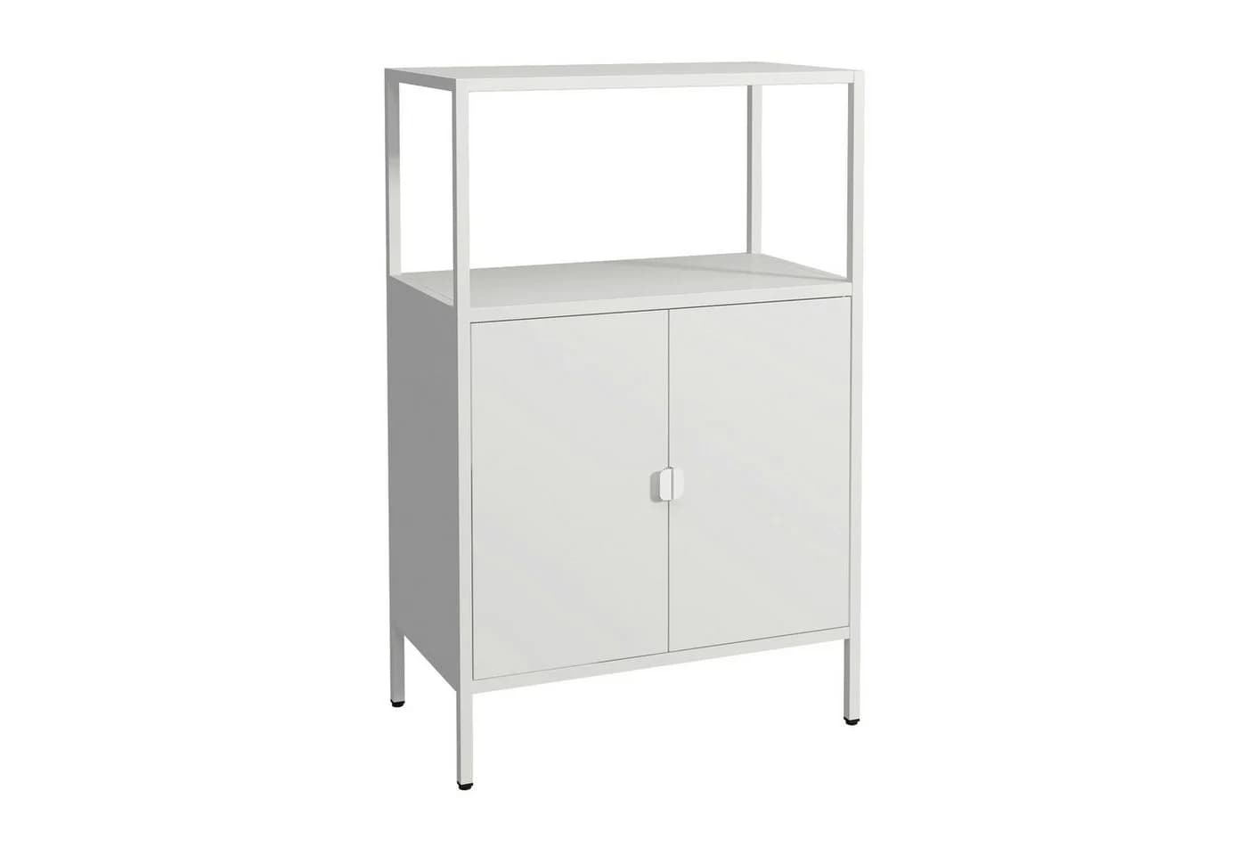 en.casa Aktenschrank Stahl Hellgrau mit höhenverstellbarer Ablage - Bild 3