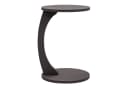 en.casa Beistelltisch C-Form Grau mit Rollen Bild 2
