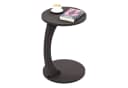 en.casa Beistelltisch C-Form Grau mit Rollen Bild 5