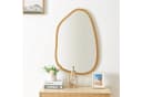 en.casa Wandspiegel Filiano Gold Asymmetrisch Bild 3