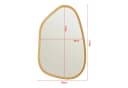 en.casa Wandspiegel Filiano Gold Asymmetrisch Bild 5