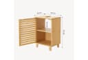 en.casa Waschbeckenunterschrank Bambus Natur Bild 3