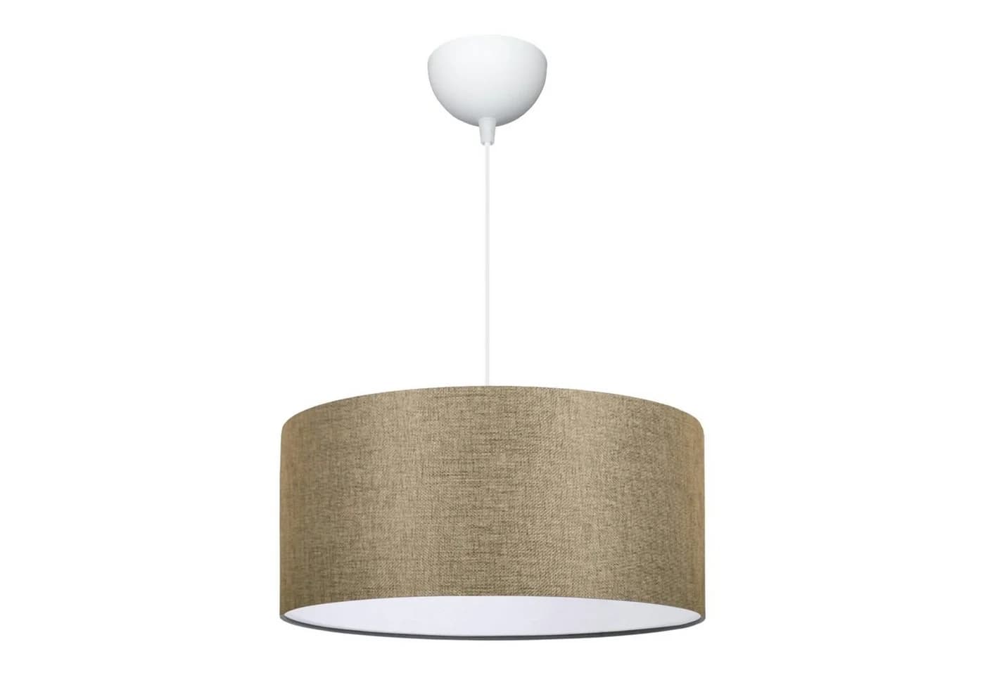 lux.pro Hängeleuchte Sutton Beige Stoff E27 Modern - Bild 2