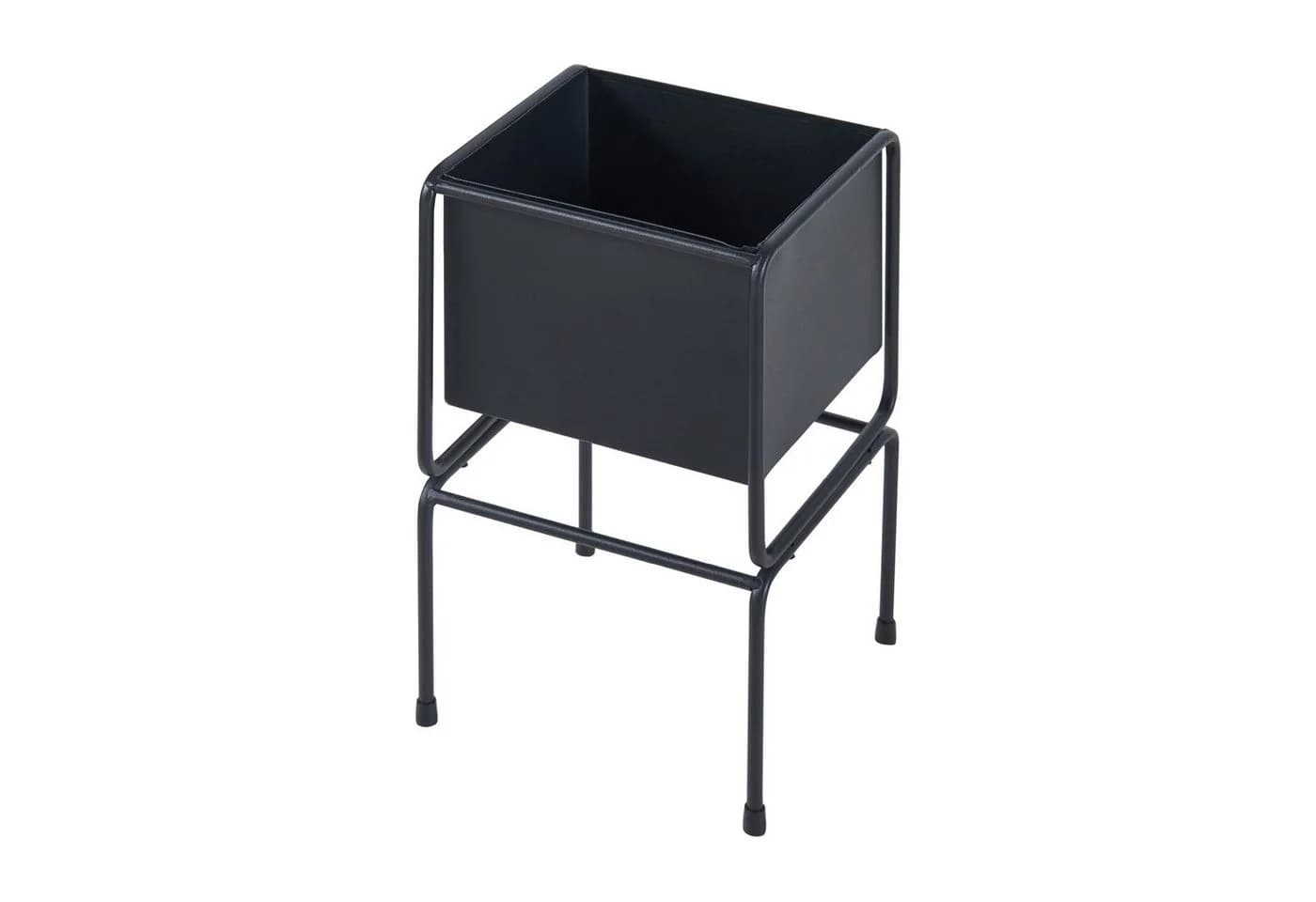 en.casa Blumenständer Sveio Schwarz Metall mit Pflanzkasten - Bild 4