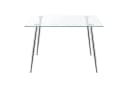 en.casa Esstisch Hyrynsalmi Glastisch Chrom Bild 5