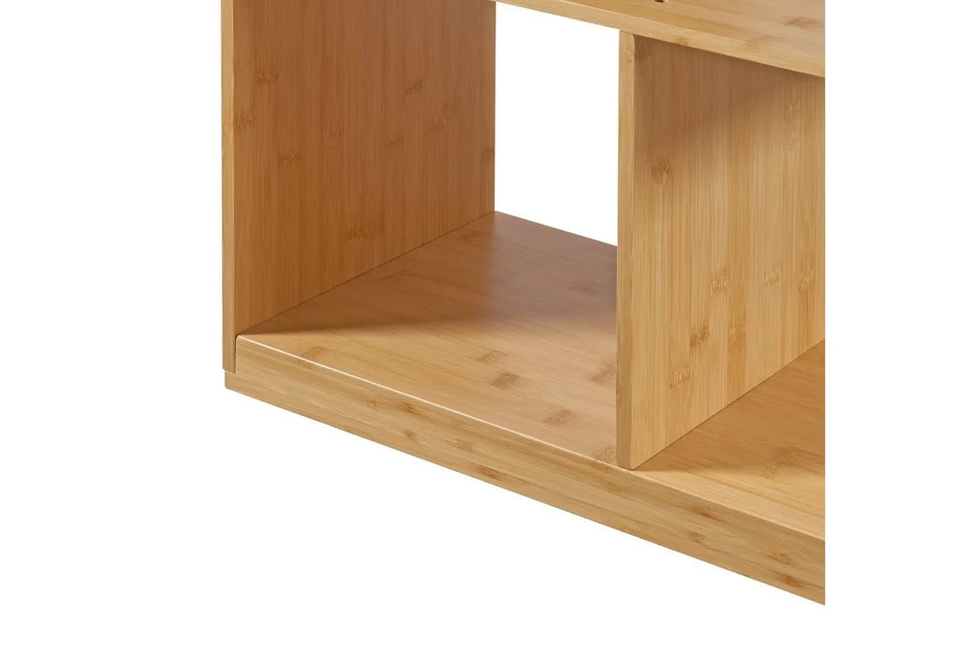 en.casa Bücherregal Gullspång Bambus 4 Fächer Natur - Bild 5