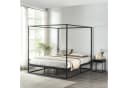 en.casa Himmelbett Kristianstad Metall Schwarz Bild 1
