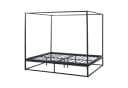 en.casa Himmelbett Kristianstad Metall Schwarz Bild 2