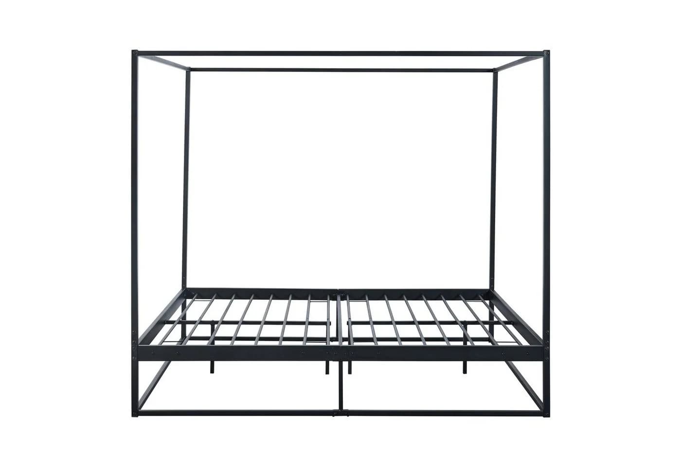 en.casa Himmelbett Kristianstad Metall Schwarz - Bild 4