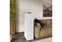 en.casa Rollcontainer »Kökar« 8 Schubladen Weiß Bürowagen Bild 1