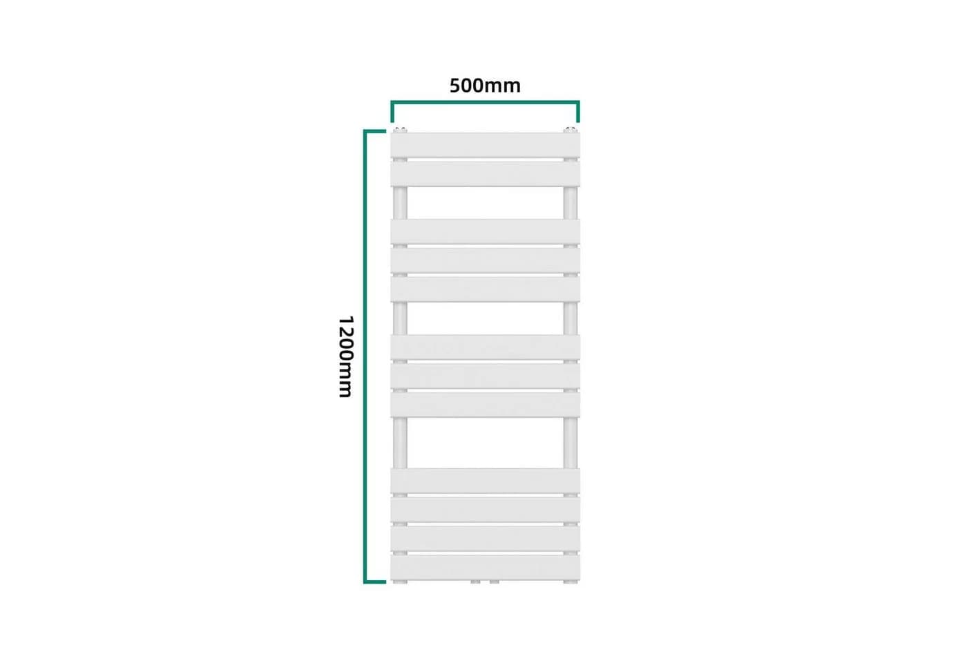 neu.haus Handtuchheizkörper Voss 120x50cm Weiß - Bild 4