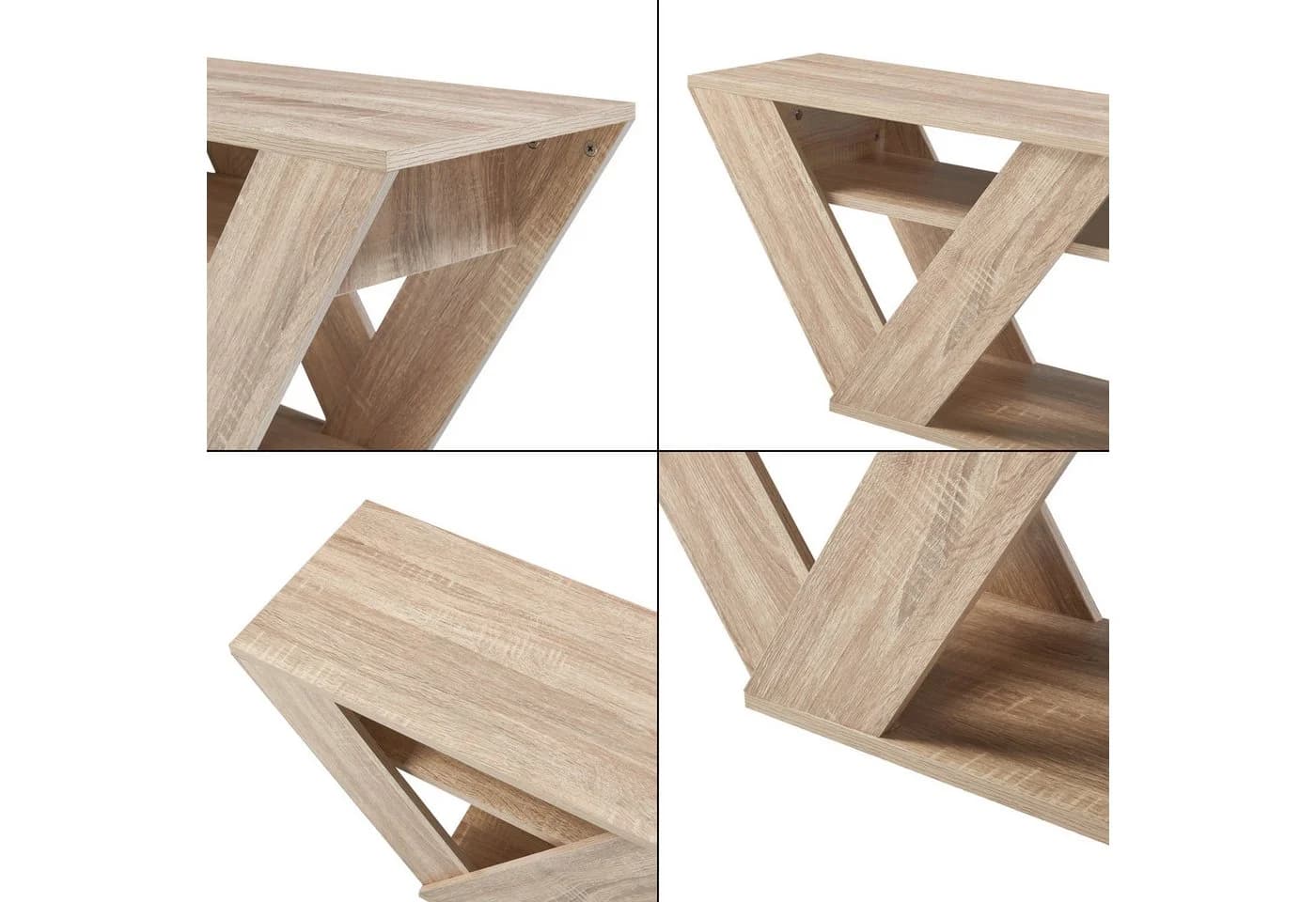 en.casa Fernsehtisch Nome Eicheoptik Modernes Design - Bild 5