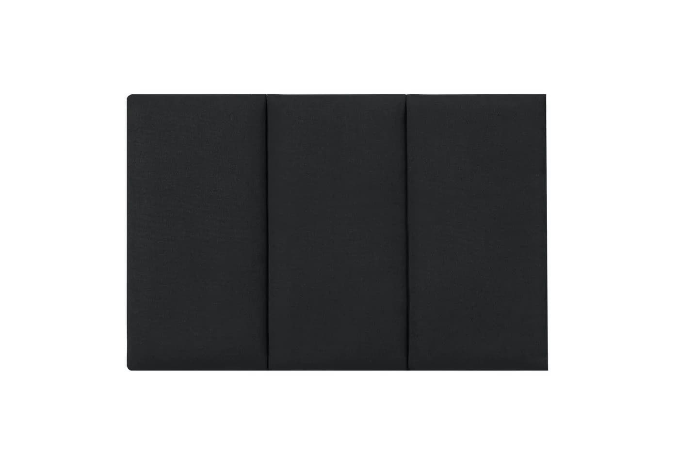 neu.haus Wandkissen Set 3-tlg. Schwarz Textil Wandpolster - Bild 2