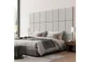 neu.haus Wandkissen Set 3-tlg. Carpino Grau Textil Wandpolster Bild 1