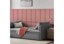 neu.haus Wandpolster Set 2-tlg. Rosa Samt Wandkissen Bild 1