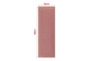 neu.haus Wandpolster Set 2-tlg. Rosa Samt Wandkissen Bild 4