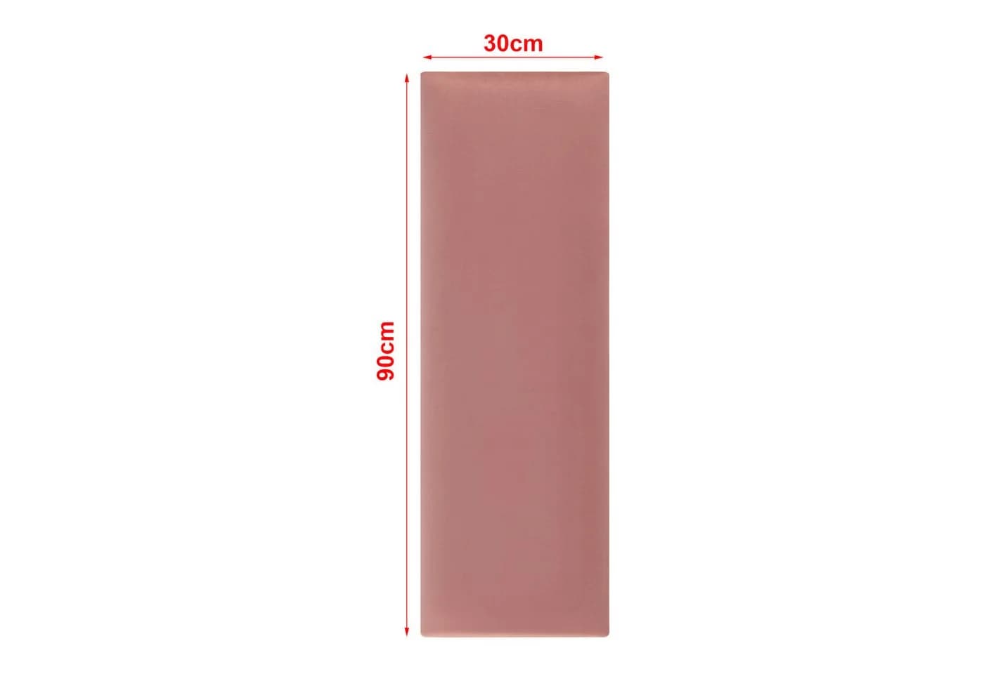 neu.haus Wandpolster Set 2-tlg. Rosa Samt Wandkissen - Bild 4