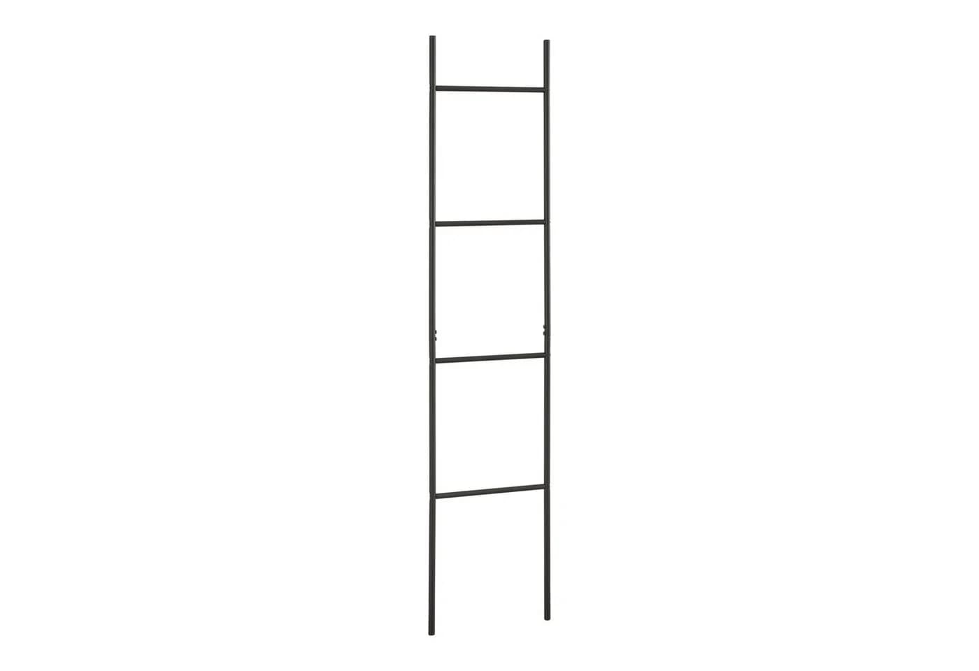 en.casa Handtuchleiter »Bodø« Schwarz mit 4 Sprossen - Bild 2