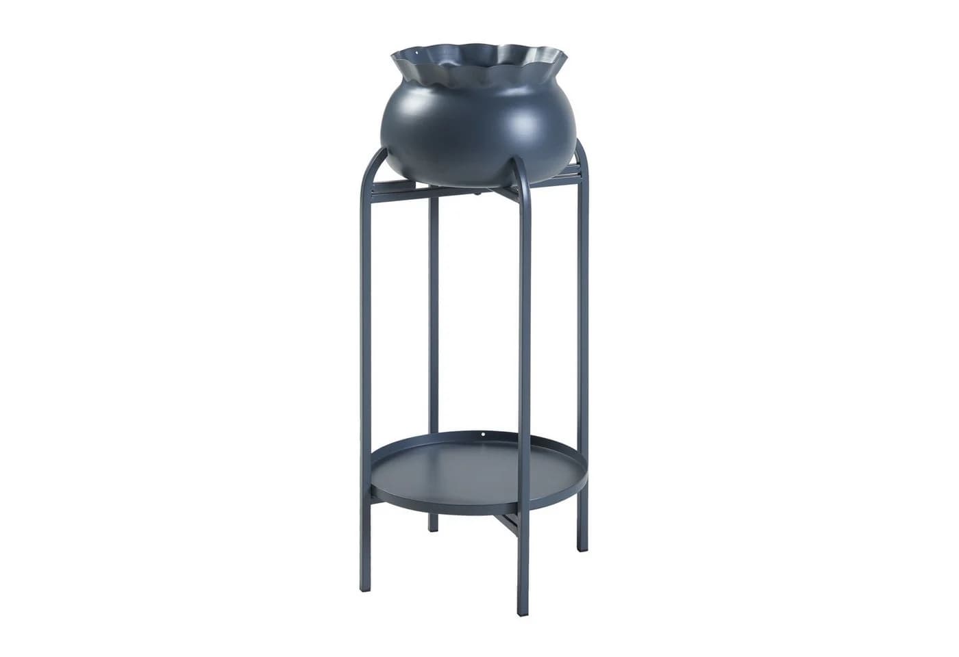 en.casa Blumenständer Altena Metall Schwarz - Bild 2