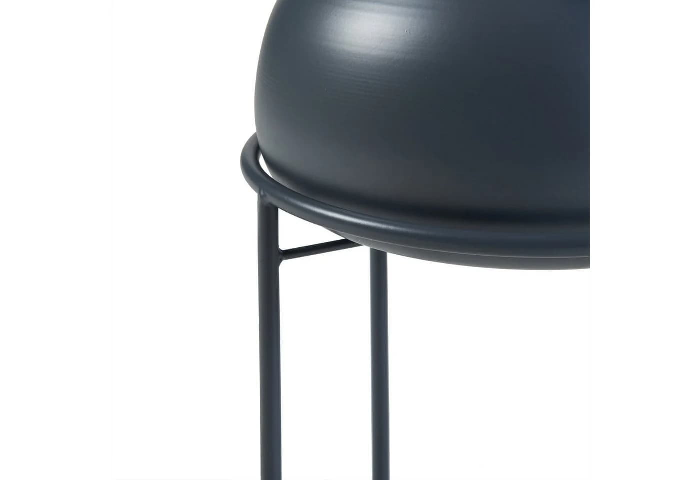 en.casa Blumenständer Assen Schwarz Metall - Bild 5