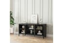 en.casa Sideboard »Kotka« Schwarz Metall 3 Türen Modern Bild 4