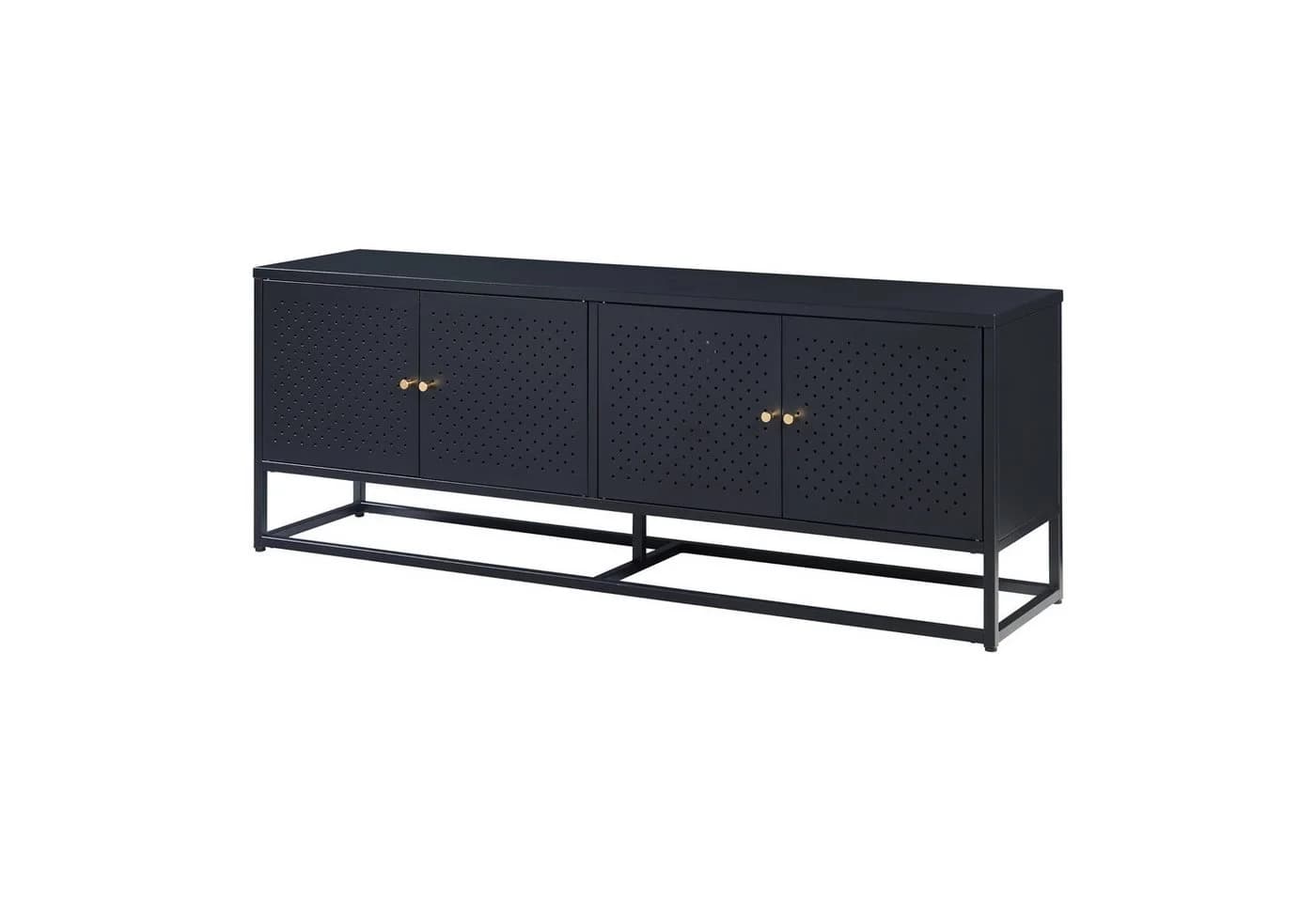 en.casa TV-Schrank Janakkala Stahl Schwarz - Bild 2