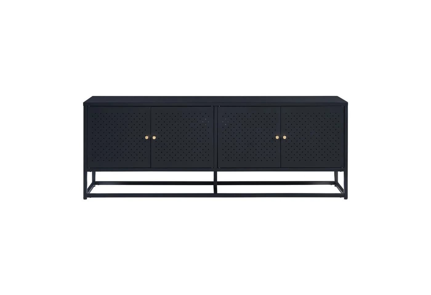 en.casa TV-Schrank Janakkala Stahl Schwarz - Bild 5