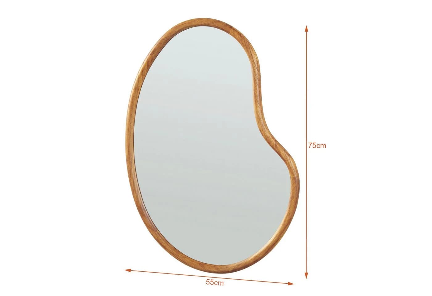 en.casa Wandspiegel Eiche-Optik mit Holzrahmen - Bild 4