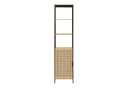 en.casa Badregal, »Tervola« Hochschrank Bambus/Rattanoptik Schwarz Bild 4