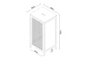 en.casa Wäschebox Tervola Schwarz Bambus Rattanoptik Bild 4