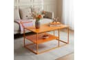 en.casa Couchtisch Solund Stahl Orange Modern Bild 2