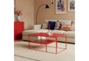 en.casa Couchtisch Solund Stahl Rot Modern Bild 4