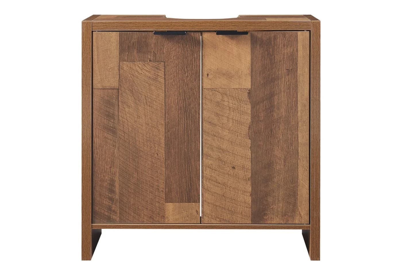 en.casa Waschbeckenunterschrank Namsskogan 60x60x30cm Walnussoptik - Bild 4