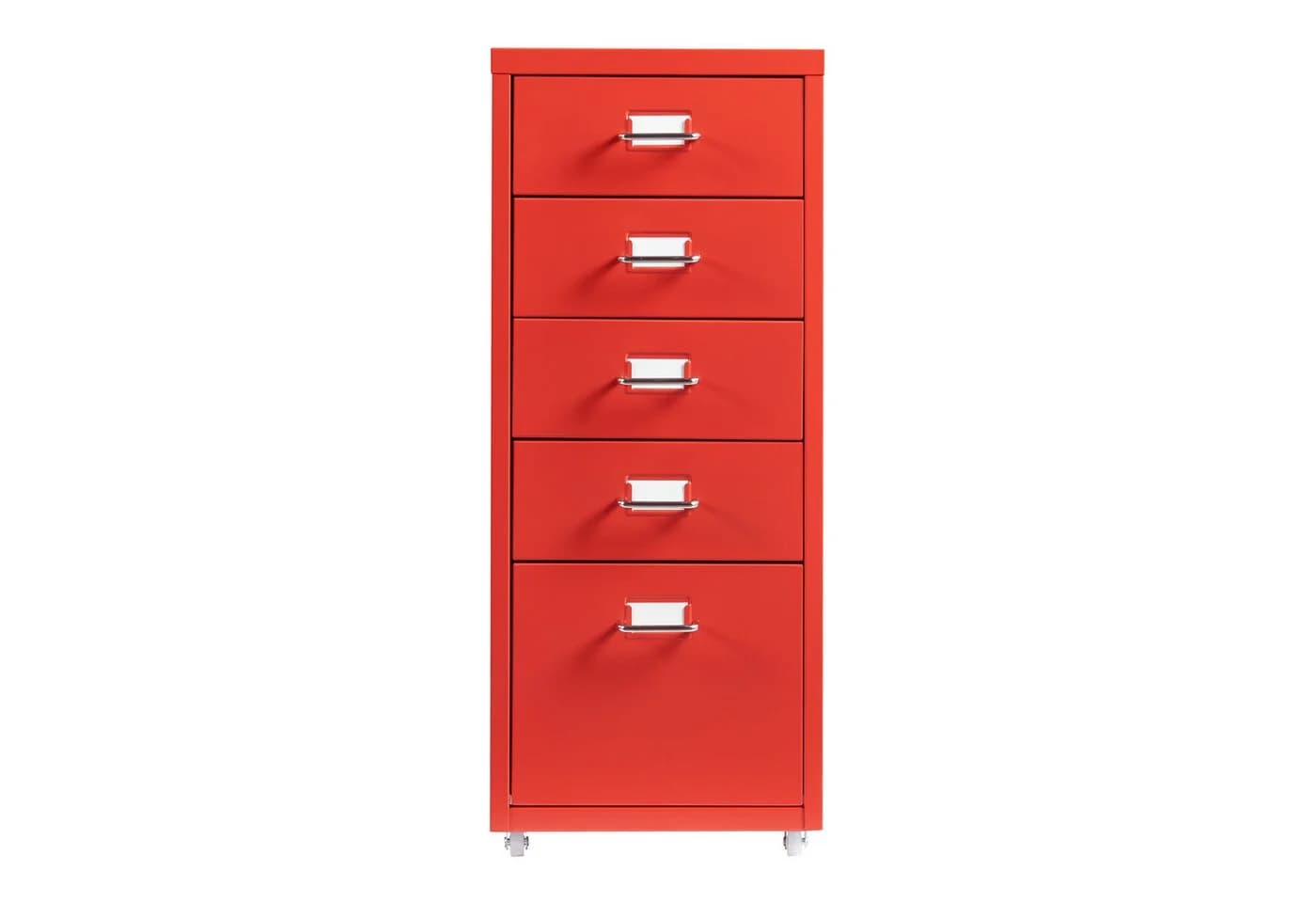 en.casa Rollcontainer »Kökar« mit 5 Schubladen Rot - Bild 5