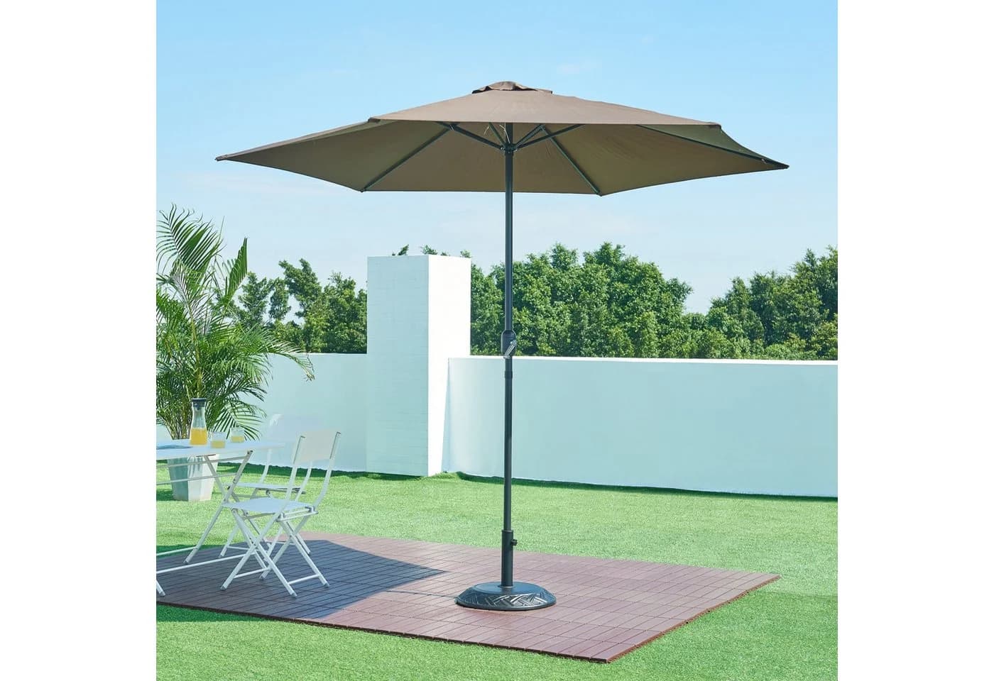 casa.pro Betonschirmständer Schwarz mit Adaptern - Bild 3