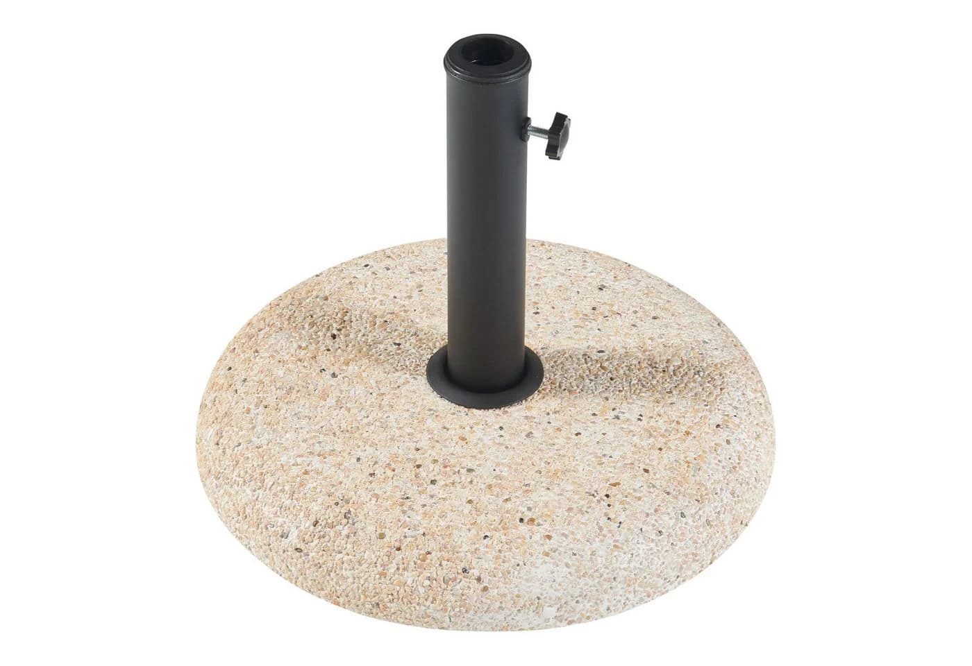 casa.pro Betonschirmständer Steinoptik Beige mit Adaptern - Bild 5